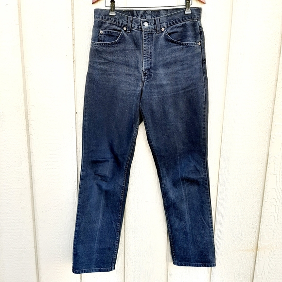 Levi Black Vintage Boyfriend Mom Jeans - Picture 1 of 7